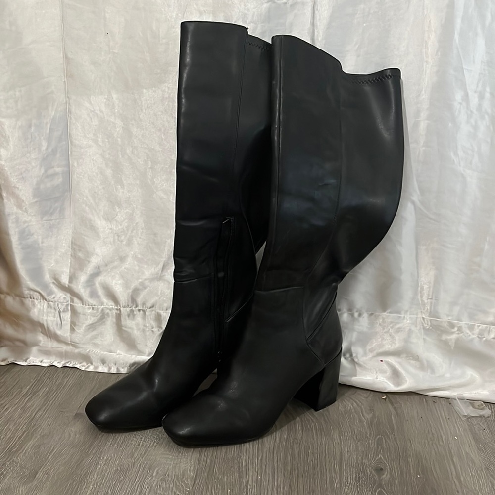 Aldo Black Knee High Boots Womens U.S size 6.5